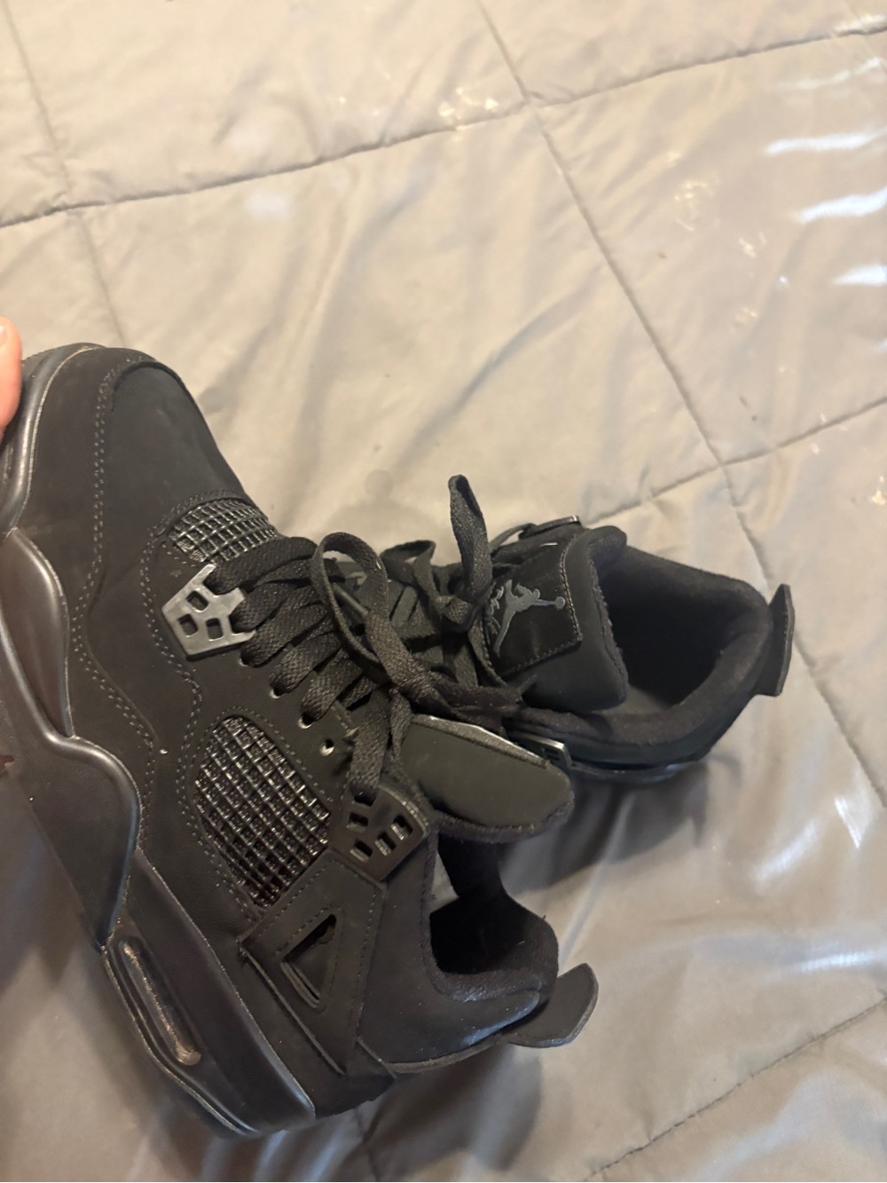 Jordan Black Retro Basketball Sneakers